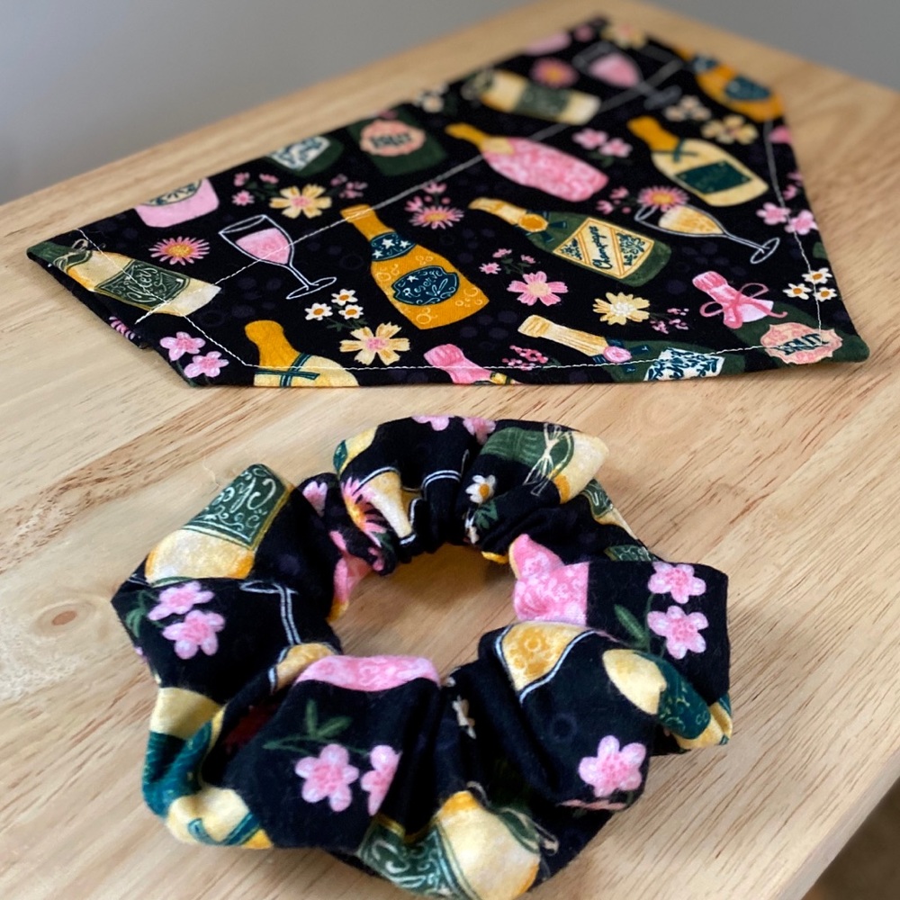 Pet Bandana + Matching Scrunchie